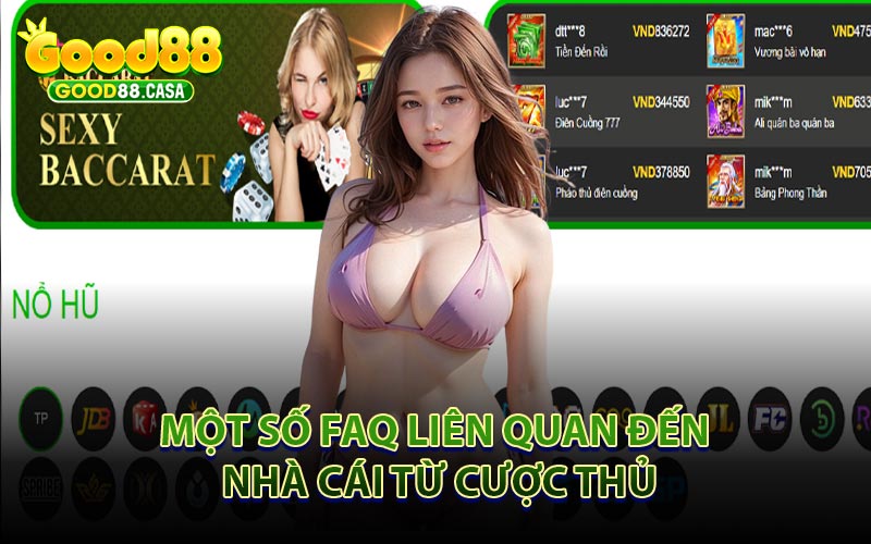 Một Số FAQ Liên Quan Đến Nhà Cái Từ Cược Thủ