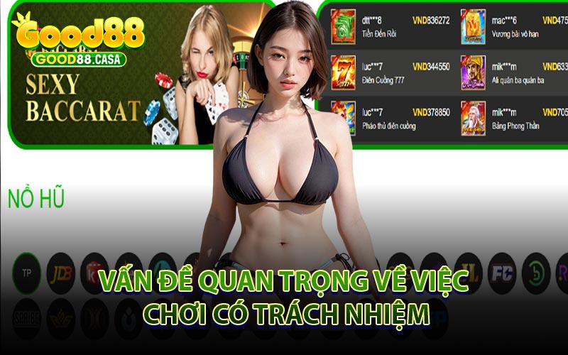 Vấn Đề Quan Trọng Về Việc Chơi Có Trách Nhiệm